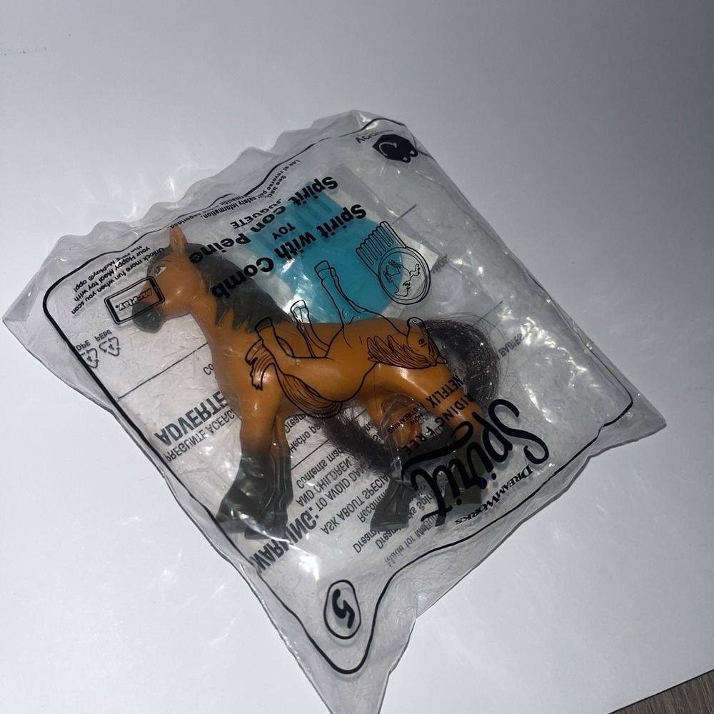 2020 McDonald's Happy Meal Toy, Spirit Riding Free #5 Spirit with Comb NEW